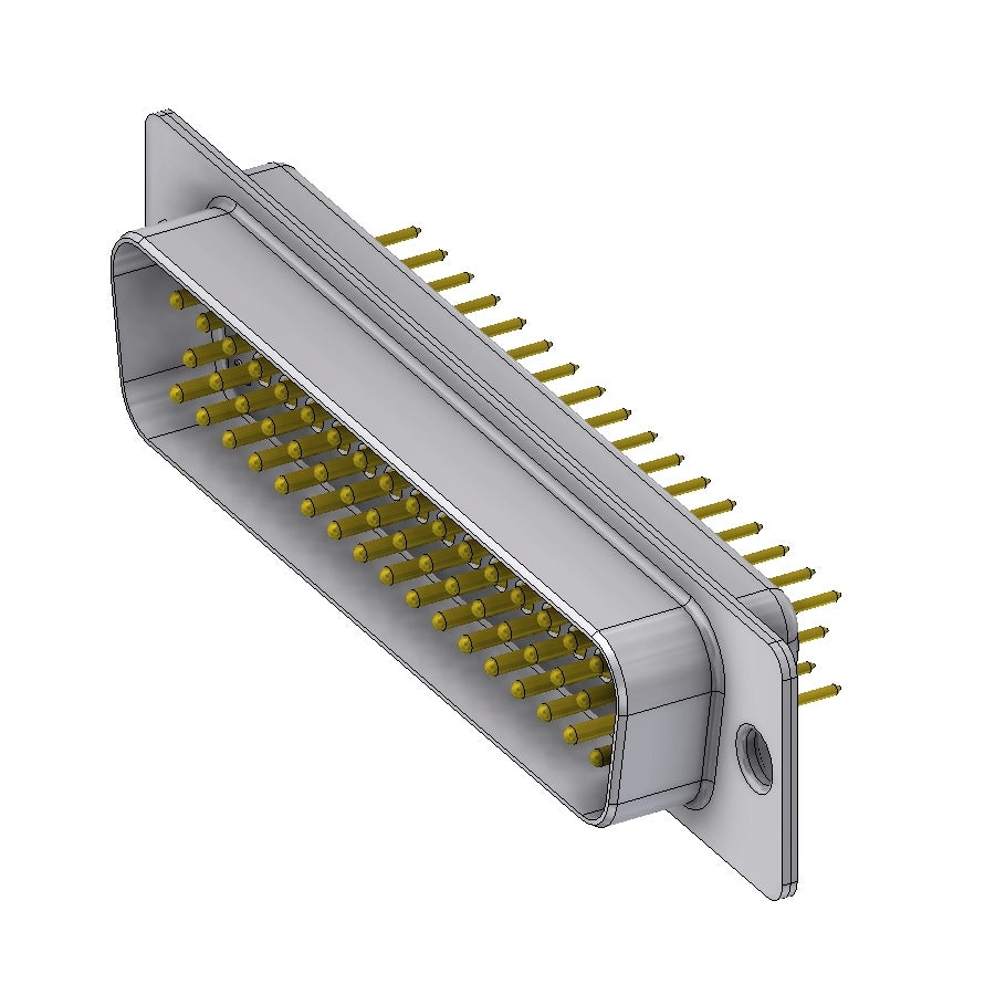 DT50PY/2 - CONN D-SUB DD50 MALE SLD PIN CHROMATED | Encitech