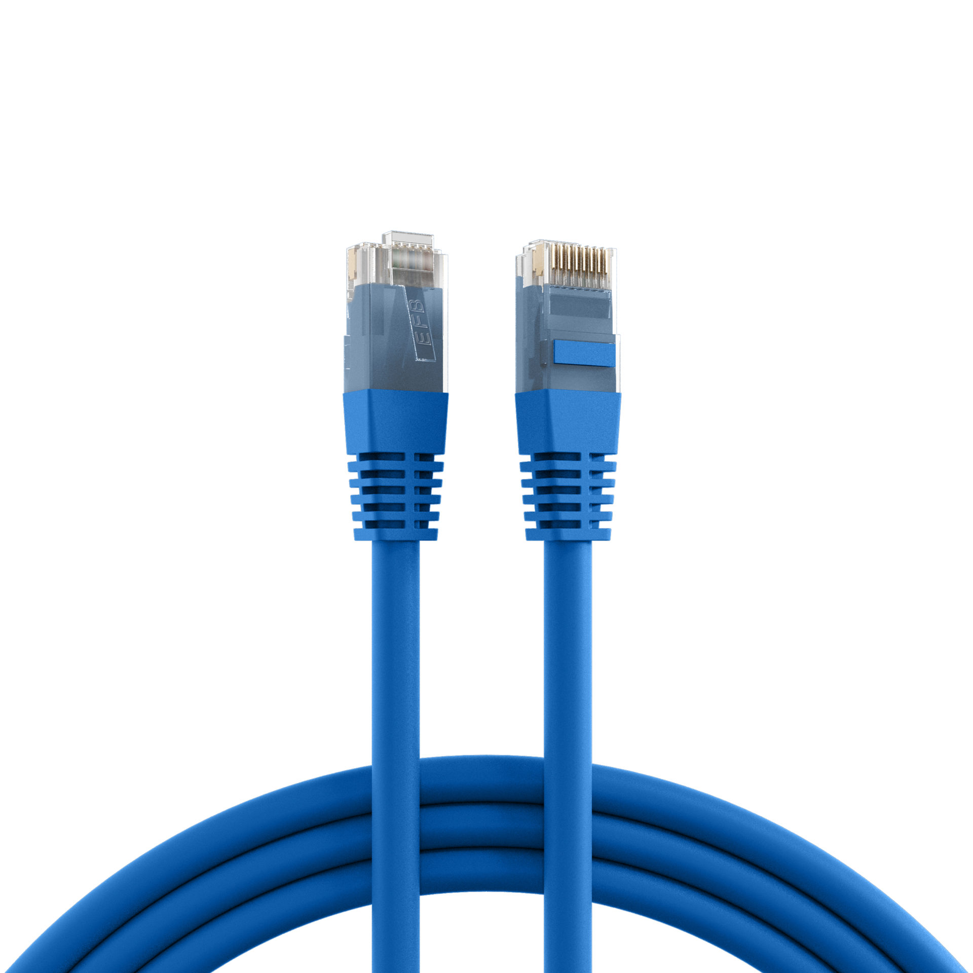 EFB ELEKTRONIK - K8100BL.0,5 - RJ45 Patch Cable U/UTP, Cat.6, 0.5m blue ...